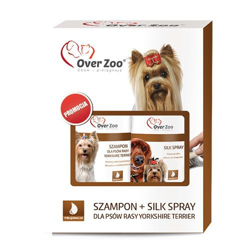 Over Zoo szampon + silk spray dla psów rasy yorkshire terrier (250ml + 250ml)
