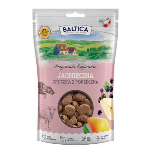 BALTICA przysmaki dla Psa - Jagnięcina z gruszką 100g