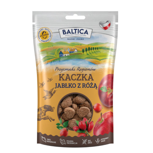 BALTICA przysmaki dla Psa - Kaczka z jabłkiem 100g