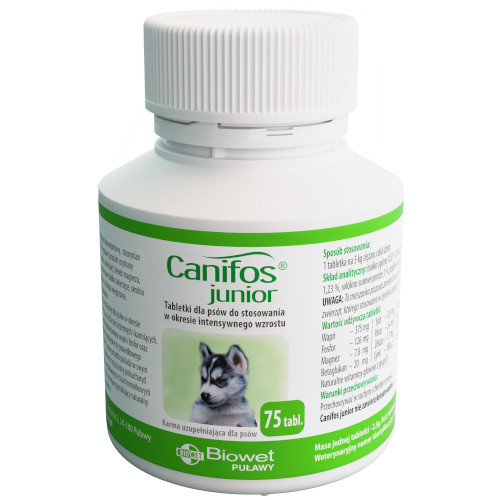 Canifos Junior 75 tabletek
