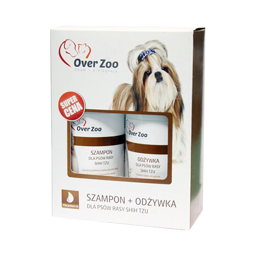 Over Zoo szampon + odżywka dla psów rasy Shih Tzu (2x250ml)