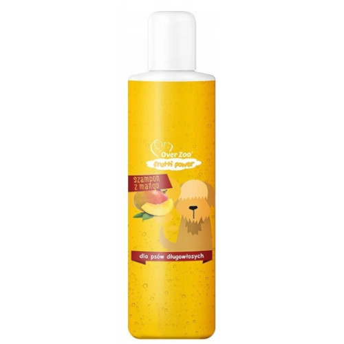 Over Zoo szampon z mango dla psów o półdługiej lub długiej sierści 200ml