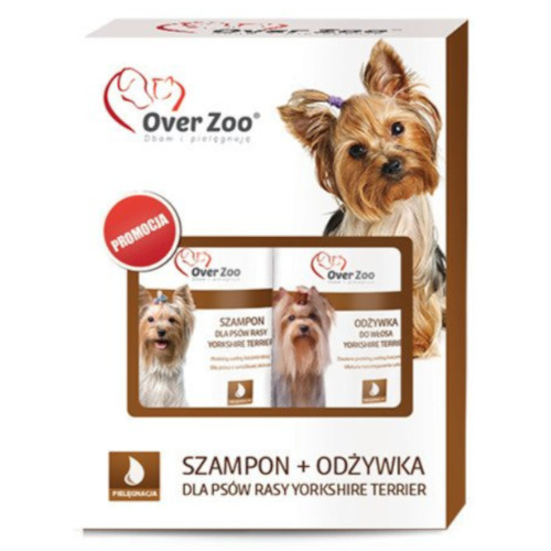 Over Zoo Szampon 250ml + odżywka 240ml dla  psów rasy Yorkshire Terrier