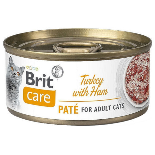Brit Care Cat Pate Turkey and Ham 70g