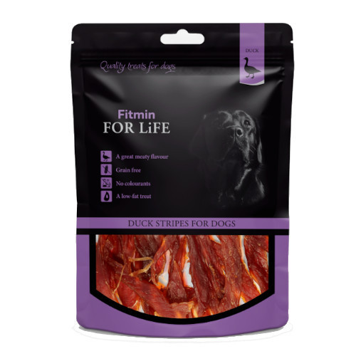 Fitmin For Life Dog Treat Duck Stripes 70g