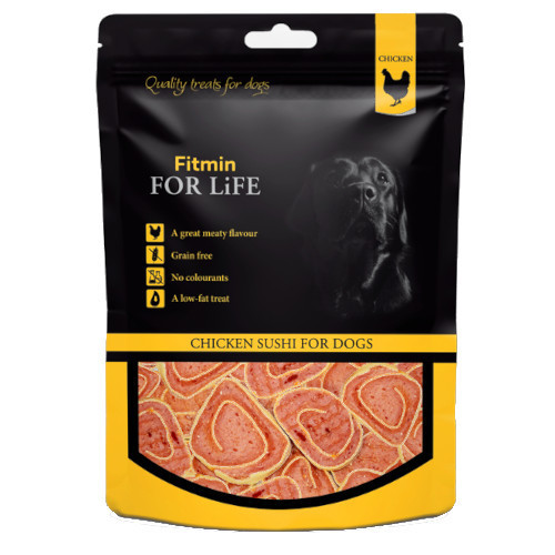Fitmin For Life Dog Treat Chicken Sushi 70g
