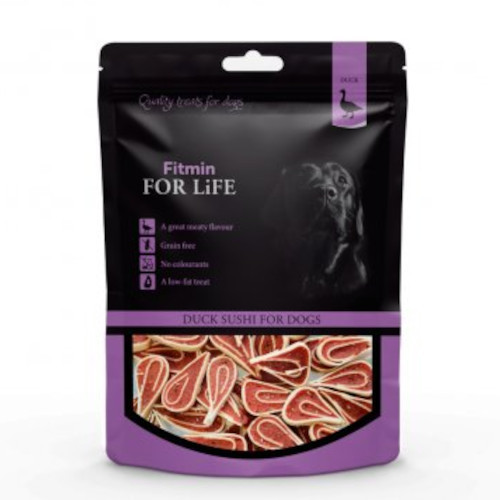 Fitmin For Life Dog Treat Duck Sushi 70g