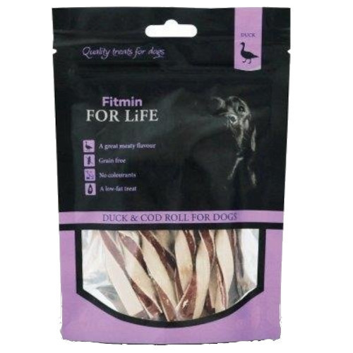 Fitmin For Life Dog Treat Duck & Cod Roll 70g
