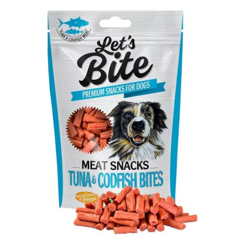 BRIT Lets Bite Meat Snack Tuna and Codfish Bites 80g